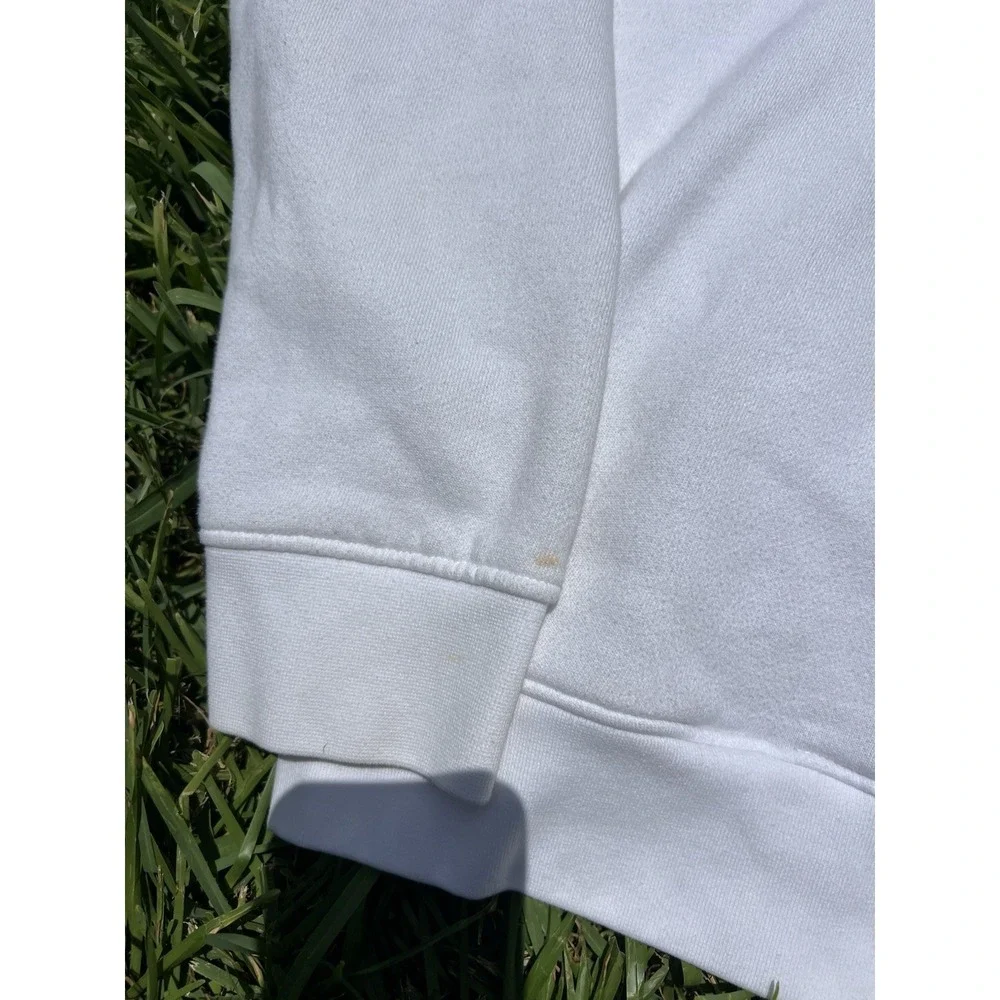 Polo Ralph Lauren Surfing Bear Hoodie Sweatshirt Men's Large White Pullover